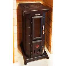 Недорогая стальная печь Термофор Статика Тетра, чёрная бронза фото в Молодечно