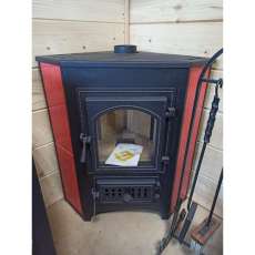 Купить Печь-камин Везувий ПК-01 (220) с конфоркой угловой красный 9 кВт в Молодечно в Молодечно