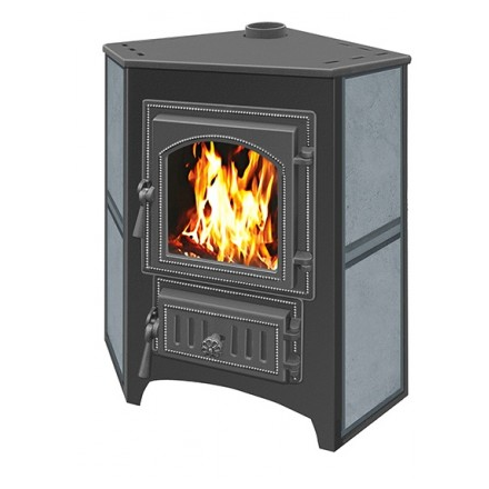 Печь-камин Везувий ПК-01 (220) угловой талькохлорит 9 кВт Амазонка бай фото в Молодечно