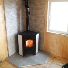 Купить Печь-камин Везувий ПК-01 (220) угловой талькохлорит 9 кВт в Молодечно в Молодечно