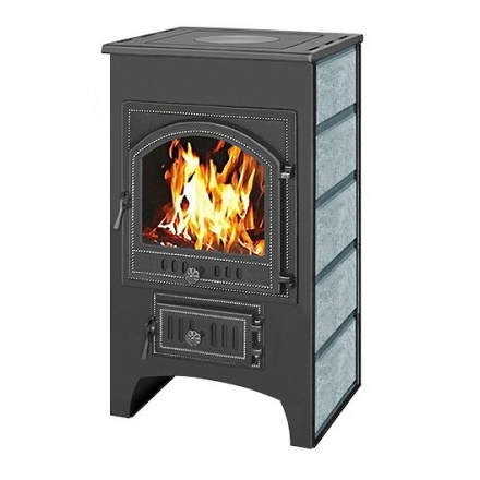 Печь-камин Везувий ПК-02 (205) с плитой талькохлорит 12 кВт Амазонка бай фото в Молодечно