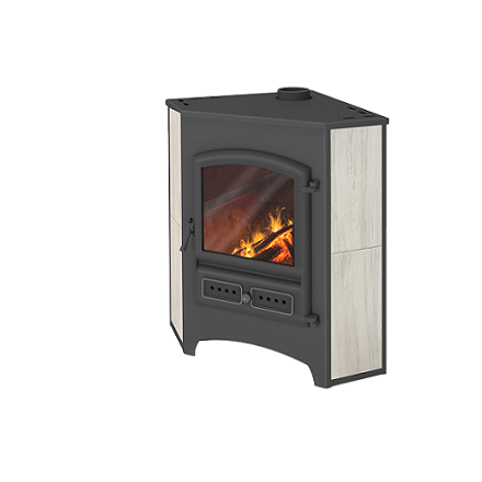 Камин ЭТНА (БКД) угловой Бежевый ф115 мм купить в Молодечно