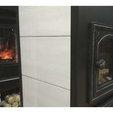 Недорогой камин со стеклом ЭТНА (ДТ-4С) с плитой и теплообменником Амазонка бай фото в Молодечно