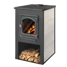 Камин ЭТНА (ДТ-4С) с плитой для дома и дачи Амазонка бай фото в Молодечно