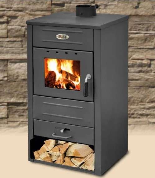 Печь-камин Blist B2 E с водяным контуром Амазонка бай фото в Молодечно