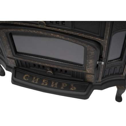 Стильная печь-камин Сибирь 10 чугунная Фото в Молодечно