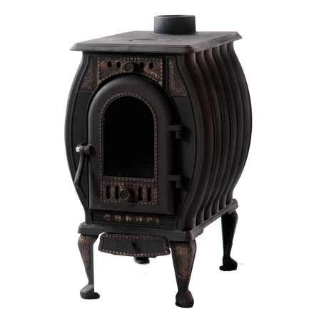 Купить печь отопительно-варочная чугунная Сибирь в Молодечно фото в Молодечно