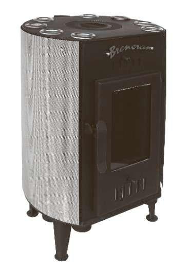 Печь отопительная Бренеран-Канадка плюс АОТ-04 в сетке серебро в Молодечно