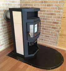 Купить недорогой камин с шамотом Мета-Бел Ока с плитой в Молодечно фото  в Молодечно