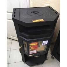 Купить недорогой камин с большим стеклом Мета-Бел Ока с плитой в Молодечно фото в Молодечно