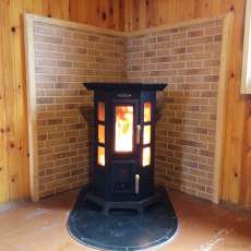 Отопительная печь Термофор Статика Квинта, чёрная бронза фото в Молодечно