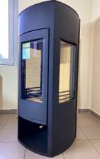 Купить стальной камин со стеклом Мета-Бел Неман в Молодечно фото в Молодечно