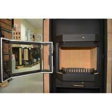 Купить стальной камин с теплообменником Мета-Бел АОТВ 9.0-03 Печора-Аква в Молодечно фото в Молодечно