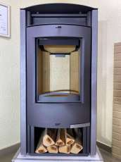 Купить стальную печь-камин Мета-Бел АОТ 7.0-01 в модификации Сена в Молодечно фото  в Молодечно