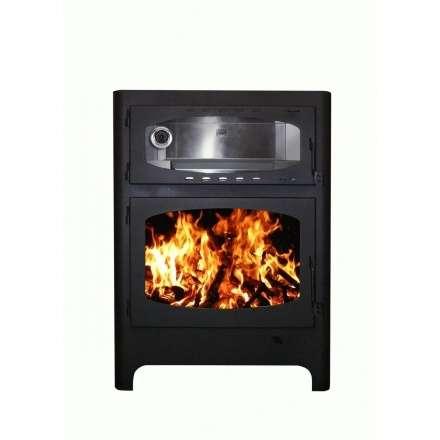 Печь-камин Бавария Эко с духовкой и плитой фото в Молодечно