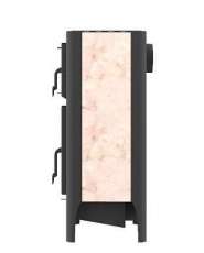 Печь-камин со стеклом Бавария Эко с духовкой и плитой фото в Молодечно