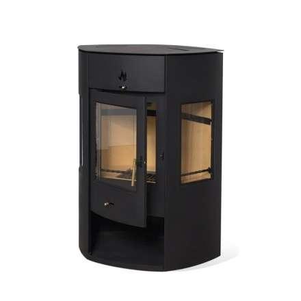 Печь-камин Мета-Бел АОТ 11.0 (в модификации Енисей 2) в Молодечно