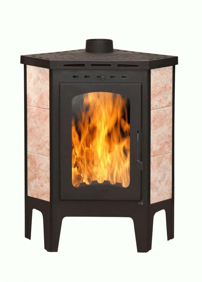 Печь-камин Бавария угловая с плитой купить в Молодечно