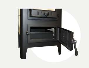 Чугунный камин со стеклом Бавария Оптима Чугун с плитой фото в Молодечно