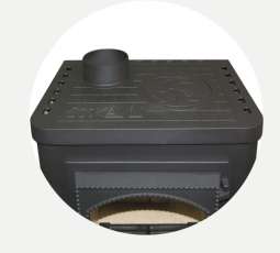 Чугунный камин Бавария Оптима Чугун с плитой фото в Молодечно