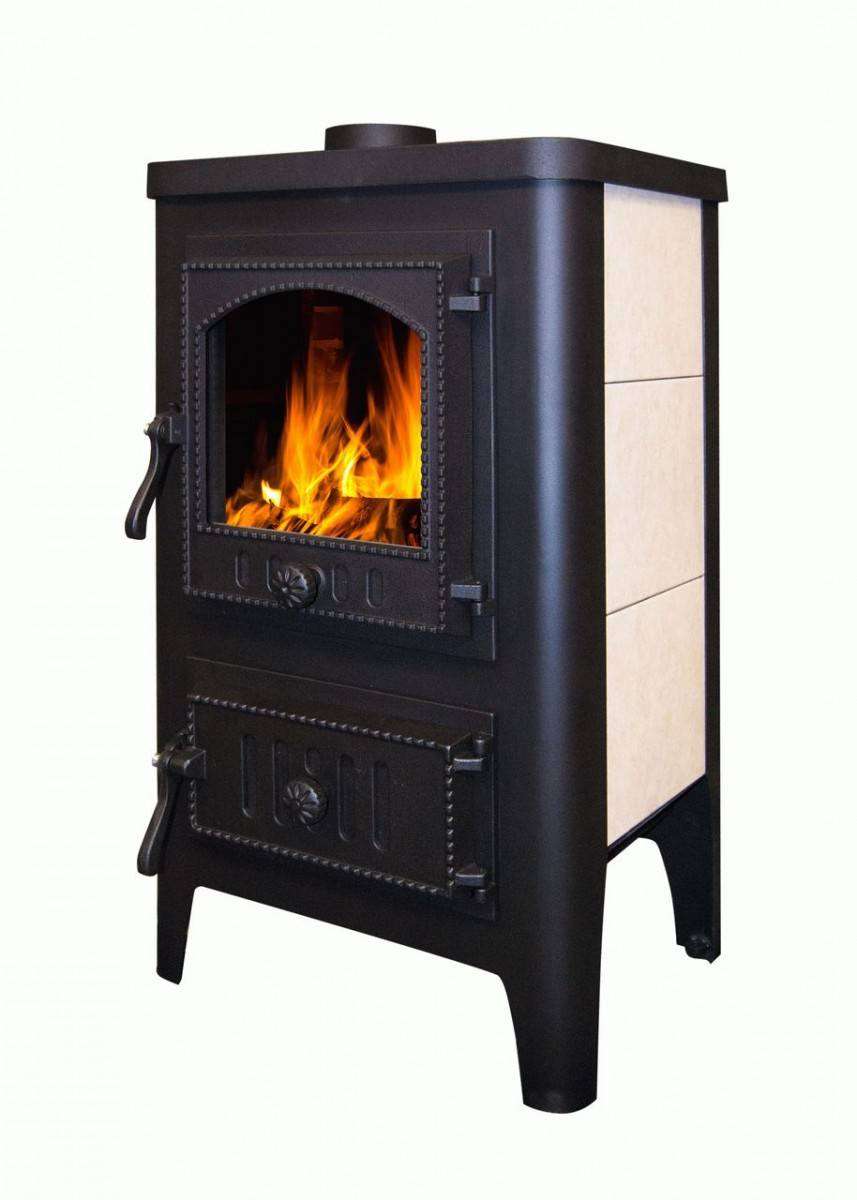 Печь-камин Бавария Оптима Чугун с плитой Амазонка бай фото в Молодечно