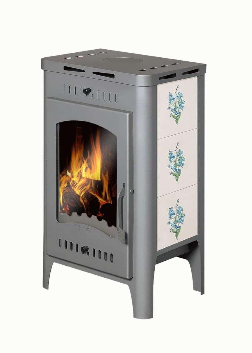 Печь-камин Бавария Оптима Незабудка Амазонка бай фото в Молодечно