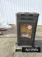 Недорогой камин со стеклом Бавария Оптима с плитой фото в Молодечно