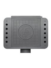 Стальной камин БАВАРИЯ ЭКО с плитой одна конфорка фото в Молодечно