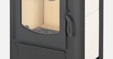 Стальной камин БАВАРИЯ ЭКО с плитой одна конфорка фото схема в Молодечно