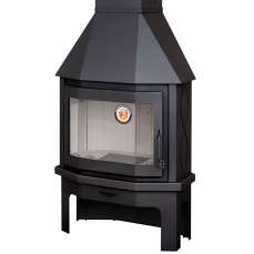 Камин Мюнхен пристенно-угловой чёрный в Молодечно