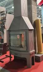 Экокамин МЮНХЕН ПРИСТЕННО-УГЛОВОЙ графит фото в Молодечно