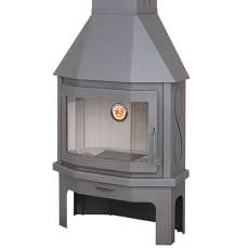 Камин Мюнхен пристенно-угловой графит в Молодечно