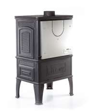 Печь-камин чугунный FireWay Dacha чёрный Амазонка бай фото в Молодечно