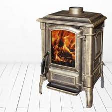 Печь-камин чугунный FireWay Bruno патина медь Амазонка бай фото в Молодечно