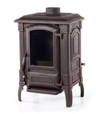 Печь-камин чугунный FireWay Bruno патина медь Амазонка бай фото в Молодечно