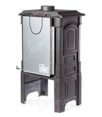 Печь-камин чугунный FireWay Bruno II чёрный Амазонка бай фото в Молодечно