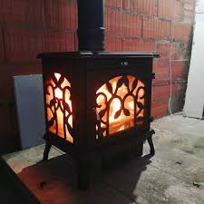 Печь-камин чугунный FireWay Demetra в интерьере Амазонка бай фото в Молодечно