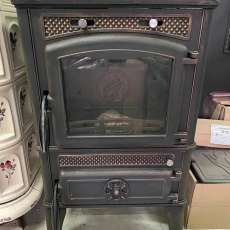 Печь-камин FireWay Dacha патина бронза в интерьере Амазонка бай фото в Молодечно