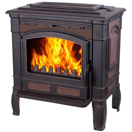 Печь-камин FireWay Gunter патина медь Амазонка бай фото в Молодечно