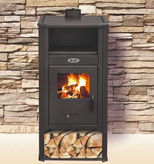 Печь-камин Blist Ambasador LM стальная дверца Амазонка бай фото в Молодечно