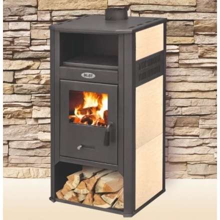 Печь-камин Blist Ambasador LM стальная дверца Амазонка бай фото в Молодечно