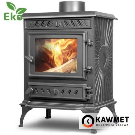 Купить Печь-камин Kawmet P3 (7.4 кВт) EKO в интерьере чугунный в Молодечно фото в Молодечно