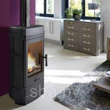 Печь-камин Invicta Chatel чугун в интерьере Амазонка бай фото в Молодечно