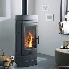 Печь-камин Invicta Chatel чугун в интерьере Амазонка бай фото в Молодечно