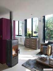 Печь-камин Invicta Cassine чугун в интерьере Амазонка бай фото в Молодечно