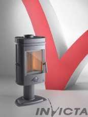 Печь-камин чугунный Invicta Mesnil в интерьере Амазонка бай фото в Молодечно