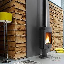 Печь-камин чугунный Invicta Mesnil в интерьере Амазонка бай фото в Молодечно