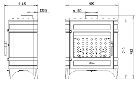 Печь-камин чугунный Invicta Siam в интерьере Амазонка бай фото в Молодечно