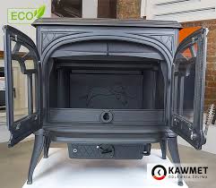 Купить Печь-камин KAWMET Premium SPARTA S10 (13,9 кВт) в интерьере чугунный в Молодечно фото в Молодечно