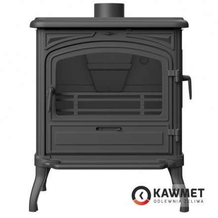 Купить Печь-камин KAWMET Premium EOS S13 (10 кВт) в интерьере чугунный в Молодечно фото в Молодечно